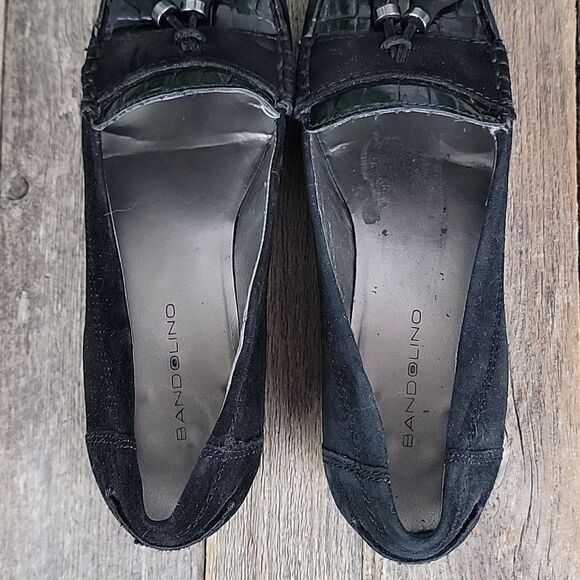 Bandolino patent crocodile loafers Size 8 - Picture 6 of 12